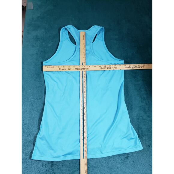 Nike Top Size Extra Large Womens Blue Performance Athletic Ladies Dri Fit Logo - Picture 6 of 7